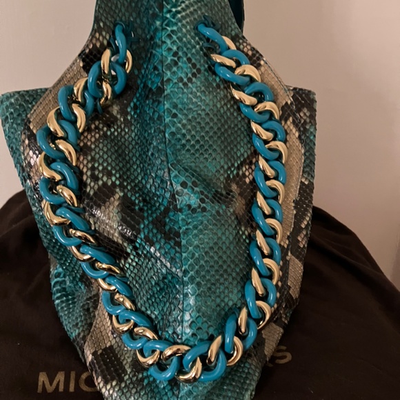 MICHAEL KORS GENUINE PYTHON BAG - Picture 4 of 8